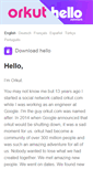Mobile Screenshot of orkut.com